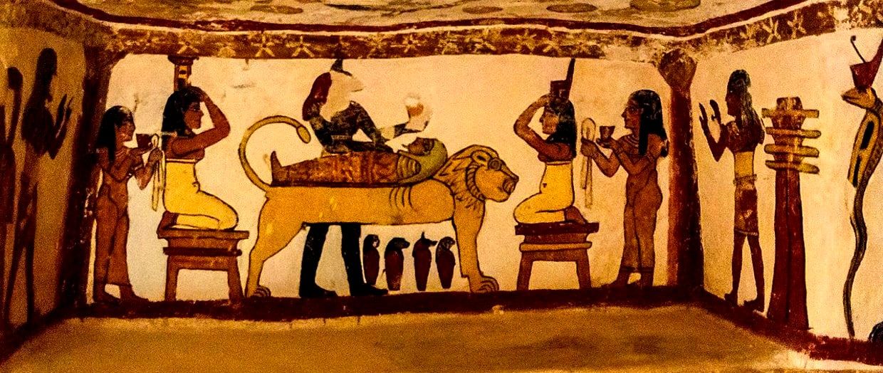 مقابر المزوقة بالوادى الجديد