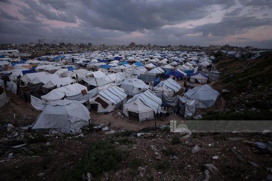 تكدس الخيام