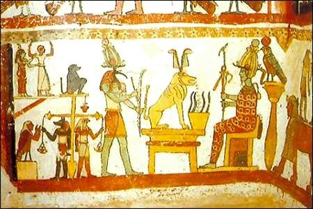 احدى مقابر المزوقة الأثرية