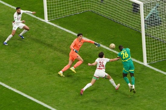 بونو خلال المباراة