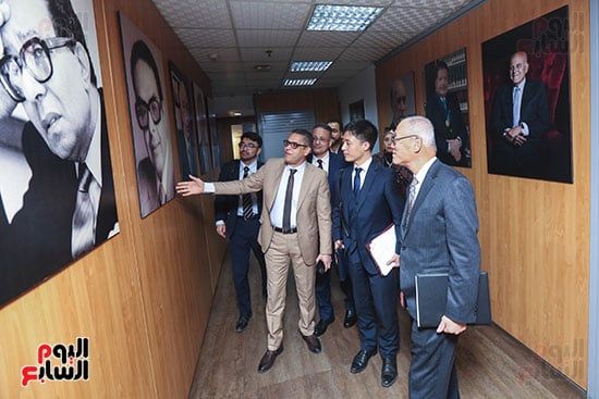 رئيس التحرير فى استقبال سفير اليابان