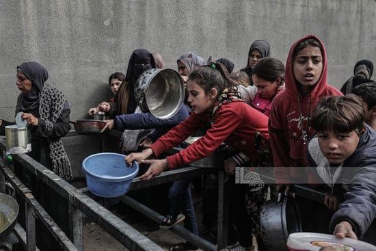 معركة الأوانى الفارغة فى قطاع غزة