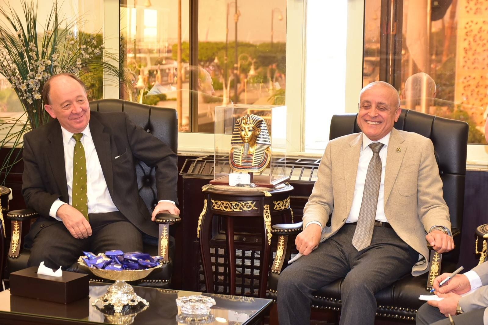 لقاء سفير الأرجنتين بالقاهرة لبحث سبل التعاون المشترك وفرص الاستثمار