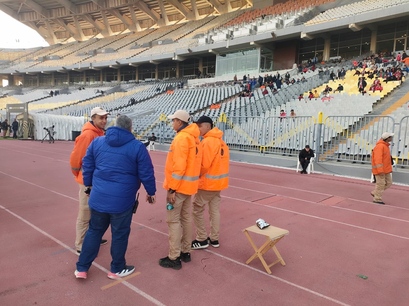 انتشار أمني باستاد برج العرب لتأمين مباراة الأهلي (4)