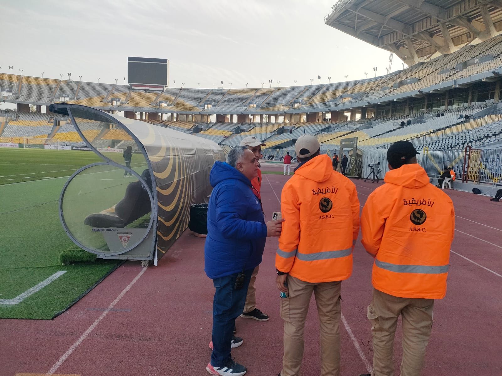 انتشار أمني باستاد برج العرب لتأمين مباراة الأهلي (2)