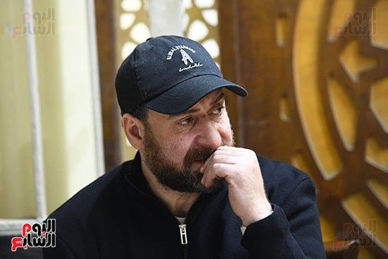 نضال الشافعى فى العزاء نضال الشافعى فى العزاء