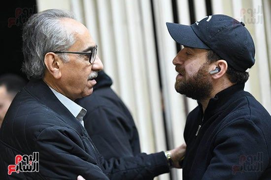 محمد ابو داود فى عزاء والدة نضال الشافعى محمد ابو داود فى عزاء والدة نضال الشافعى