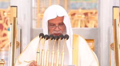 الحذيفي في خطبة الجمعة بالمسجد النبوي: الإسراء والمعراج من آيات الله الكبرى