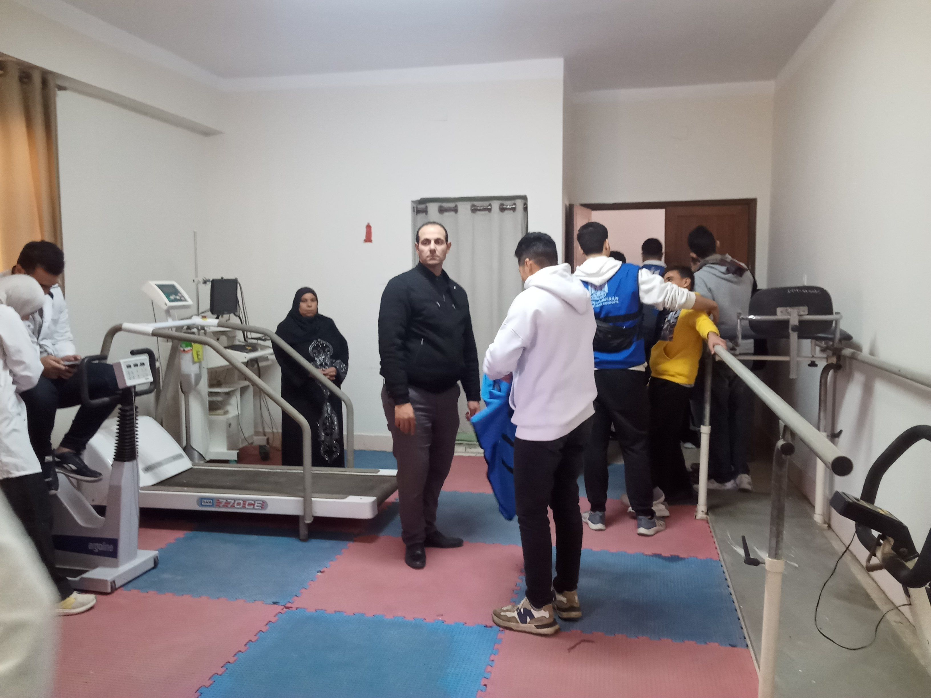 استعدادات فحص الرياضيين بدمياط استعدادات فحص الرياضيين بدمياط