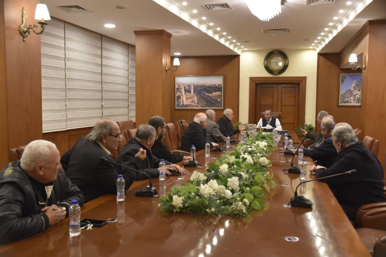 لقاء المحافظ وقدامي الرياضيين لقاء المحافظ وقدامي الرياضيين