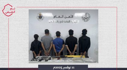 القبض على 5 وافدين لسرقتهم مركبات واستخدامها في ارتكاب حوادث جنائية