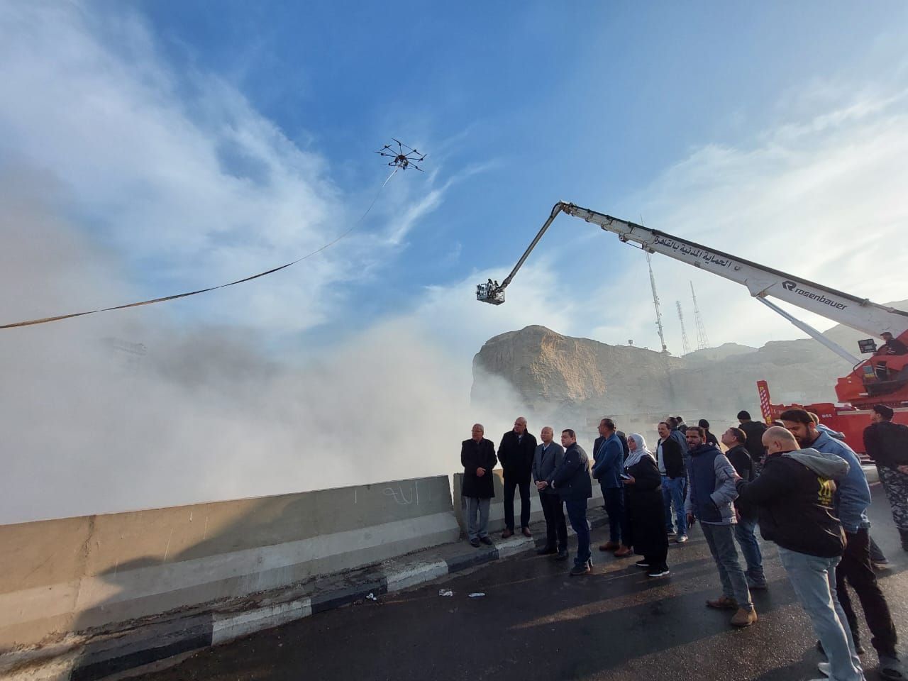 محافظ القاهرة يشرف على إخماد حريق منطقة الزاريب ر محافظ القاهرة يشرف على إخماد حريق منطقة الزاريب ر