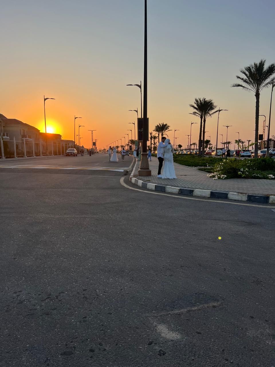 المنصورة الجديدة وجمالها وقت الغروب المنصورة الجديدة وجمالها وقت الغروب