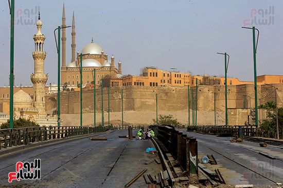 جهد متواصل في كوبرى التطوير جهد متواصل في كوبرى التطوير