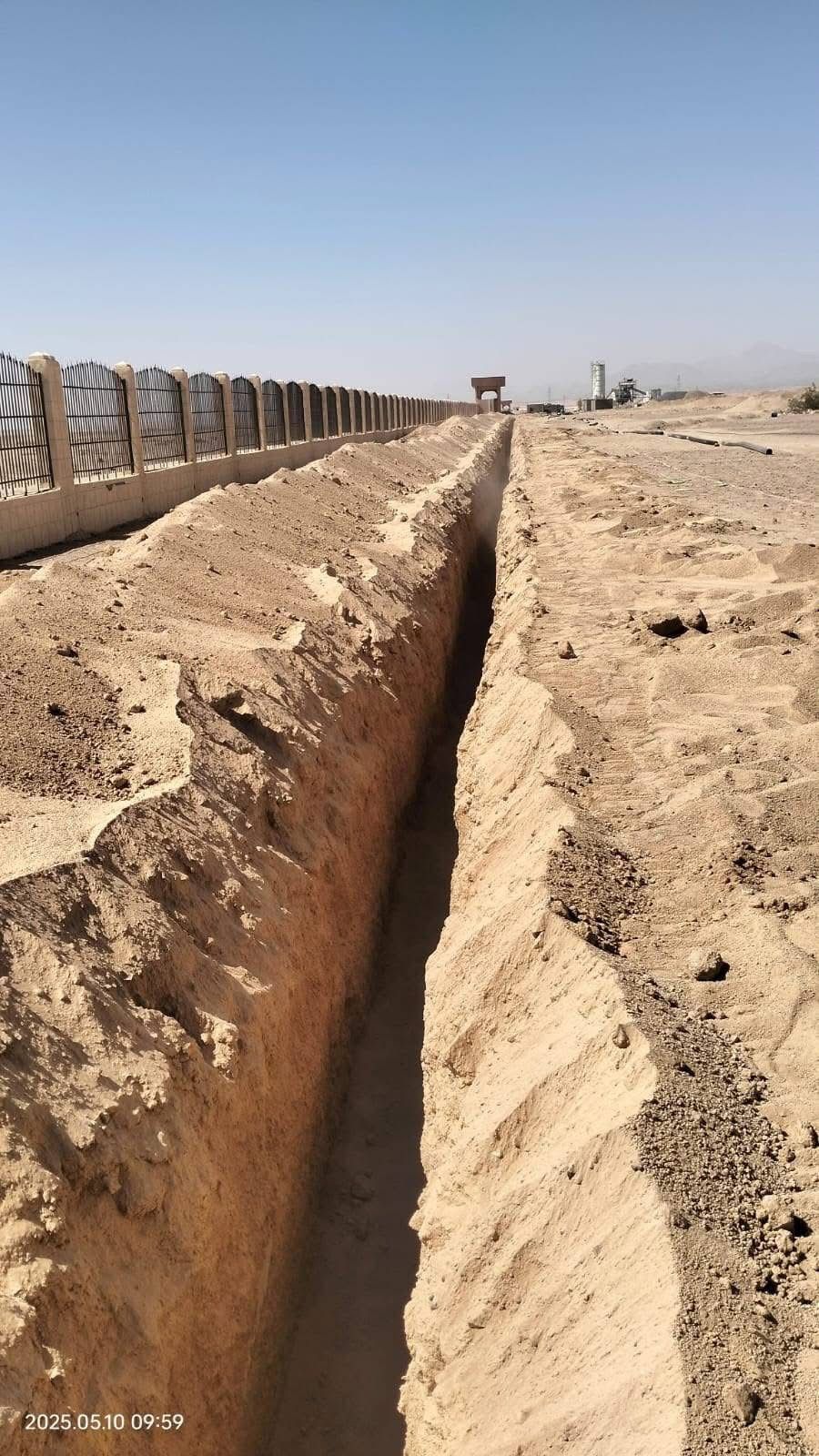 توصيل خط المياه لجامعة الغردقة