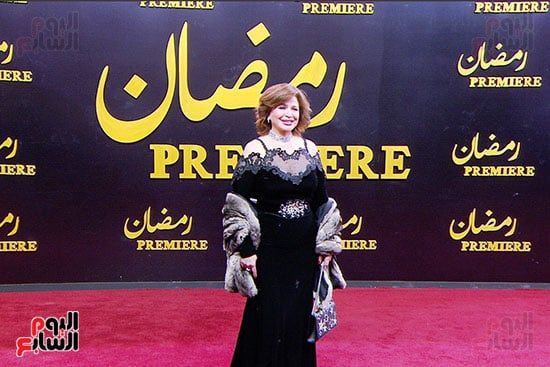 الفنانة إلهام شاهين ريد كاربت حفل الشركة المتحدة الفنانة إلهام شاهين ريد كاربت حفل الشركة المتحدة