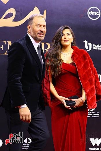 الفنان ماجد المصرى وحرمه الفنان ماجد المصرى وحرمه