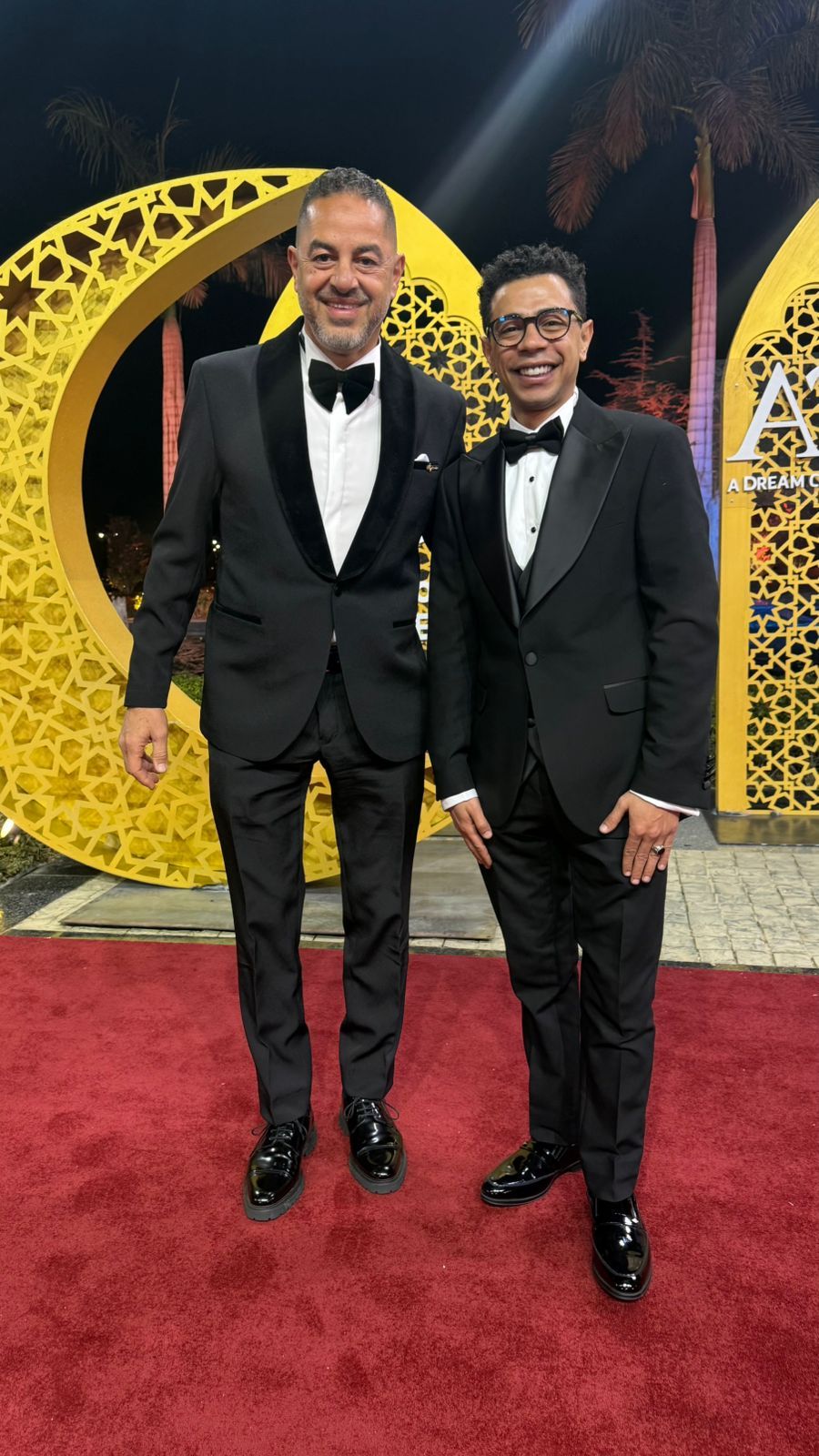 المخرج أحمد شفيق في حفل المتحدة