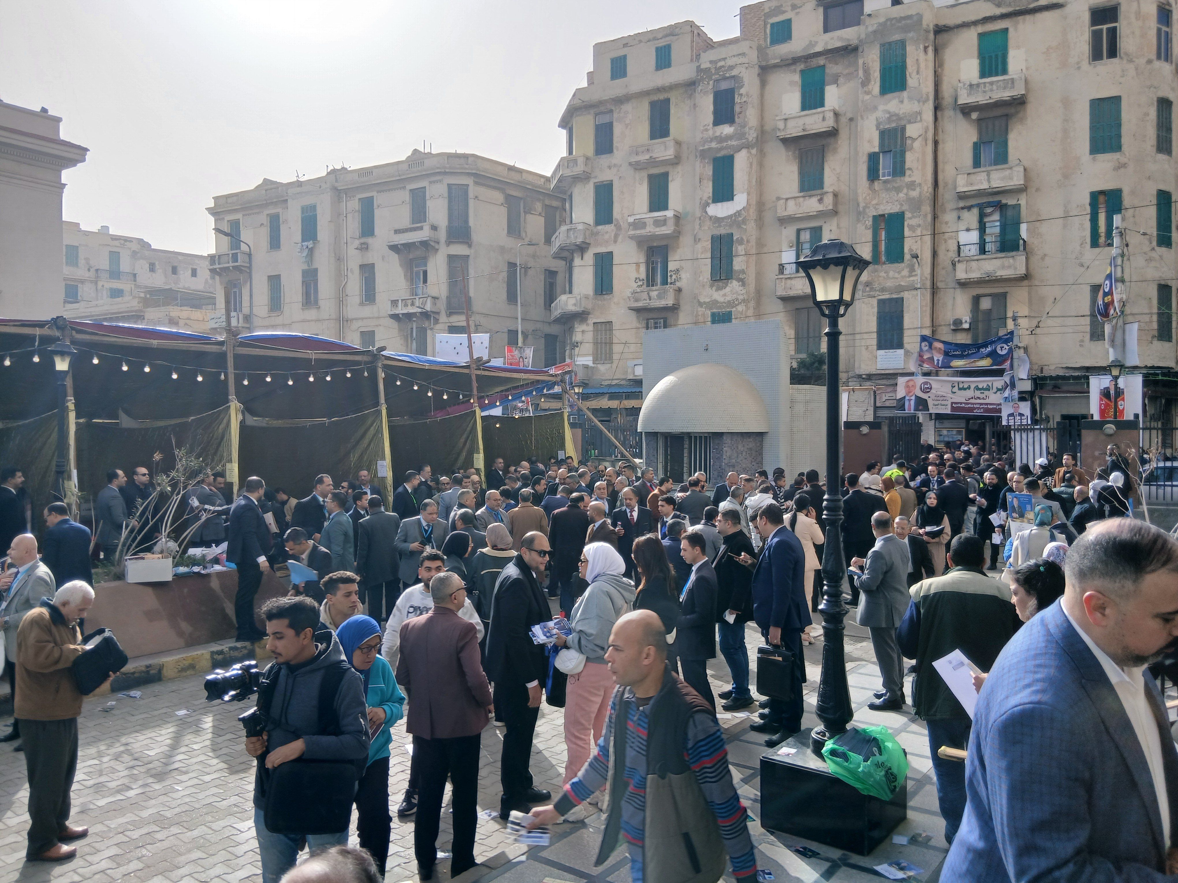 إقبال على انتخابات محامين الإسكندرية