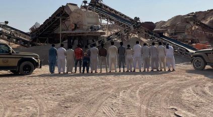 ضبط 15 مقيمًا لاستغلالهم الرواسب في الرياض