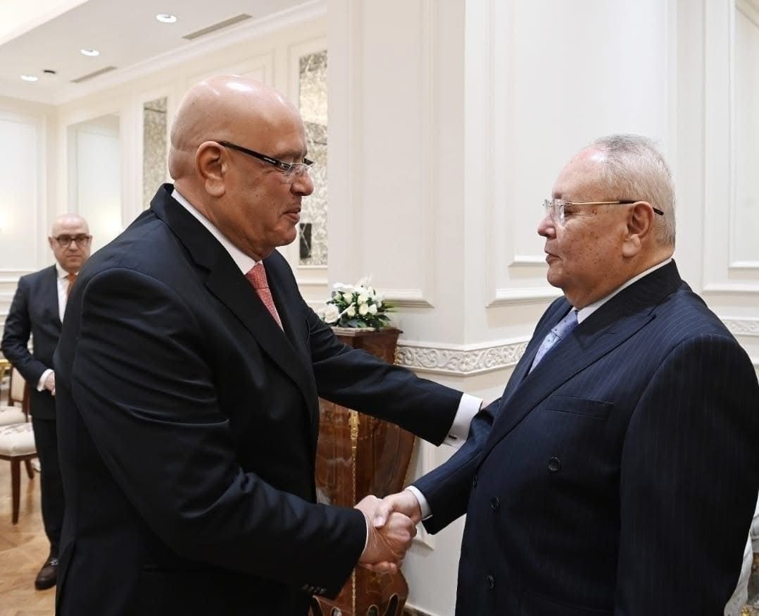 رئيس مجلس النواب يستقبل رئيس مجلس الدولة في زيارة تهنئة رسمية بالعاصمة الجديدة (1)