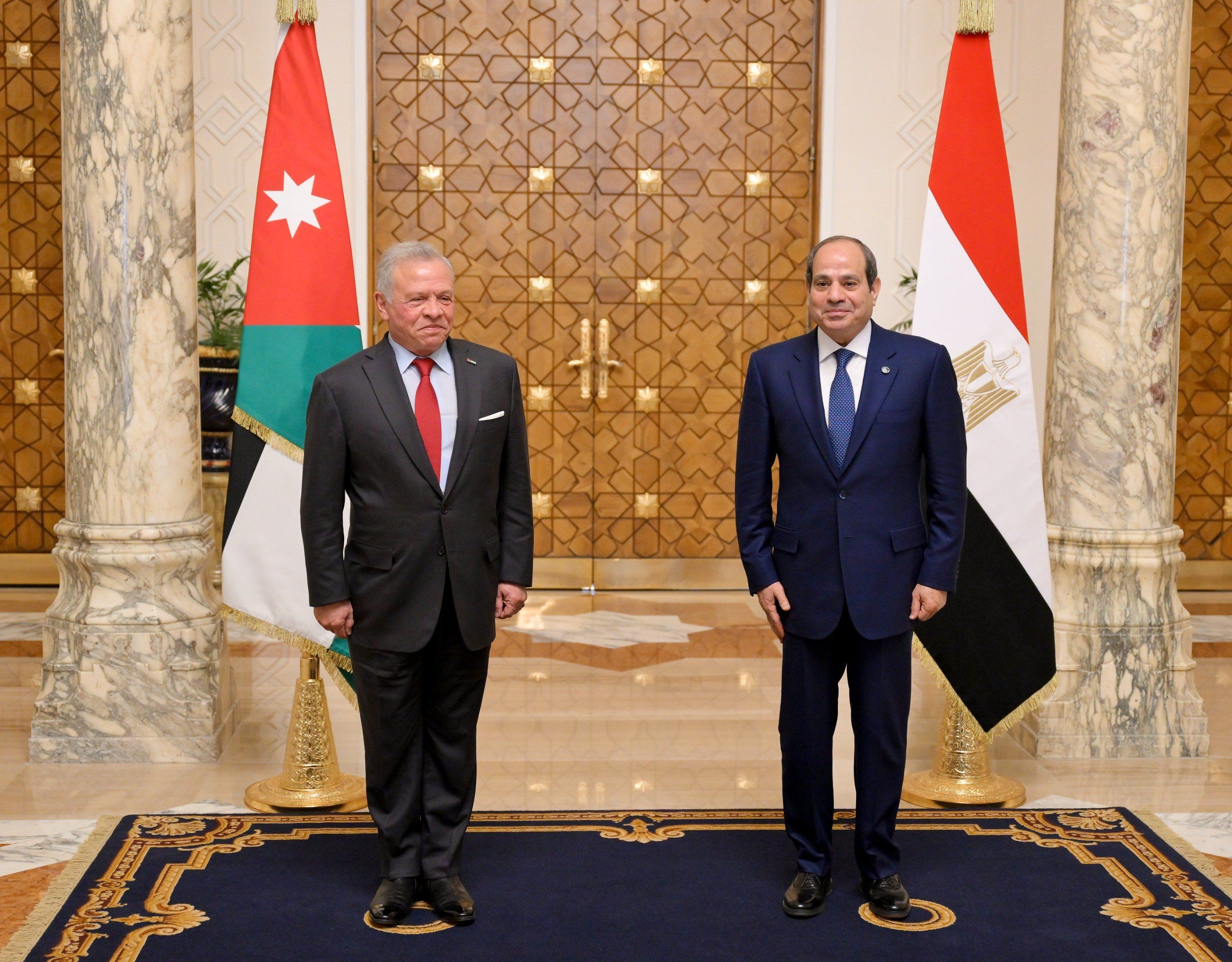 الرئيس السيسى وملك الأردن (2) الرئيس السيسى وملك الأردن (2)