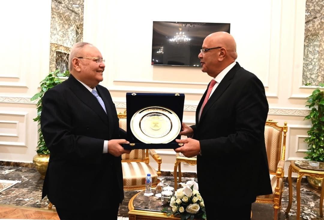 رئيس مجلس النواب يستقبل رئيس مجلس الدولة في زيارة تهنئة رسمية بالعاصمة الجديدة (3)