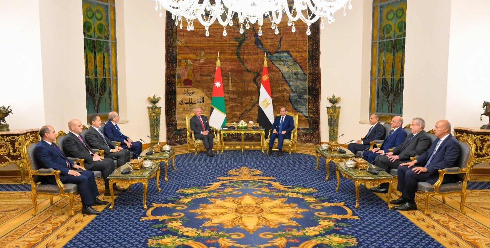 الرئيس السيسى وملك الأردن (6) الرئيس السيسى وملك الأردن (6)