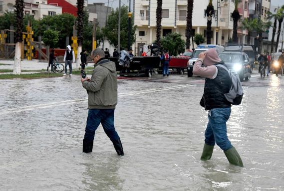 فيضانات المغرب مدينة القصر الكبير فيضانات المغرب مدينة القصر الكبير