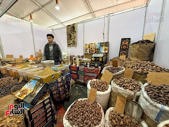 أصناف التمور بمعرض السلع في المتحف الزراعي أصناف التمور بمعرض السلع في المتحف الزراعي