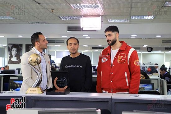 تلفزيون اليوم السابع يستضيف نجم منتخب اليد