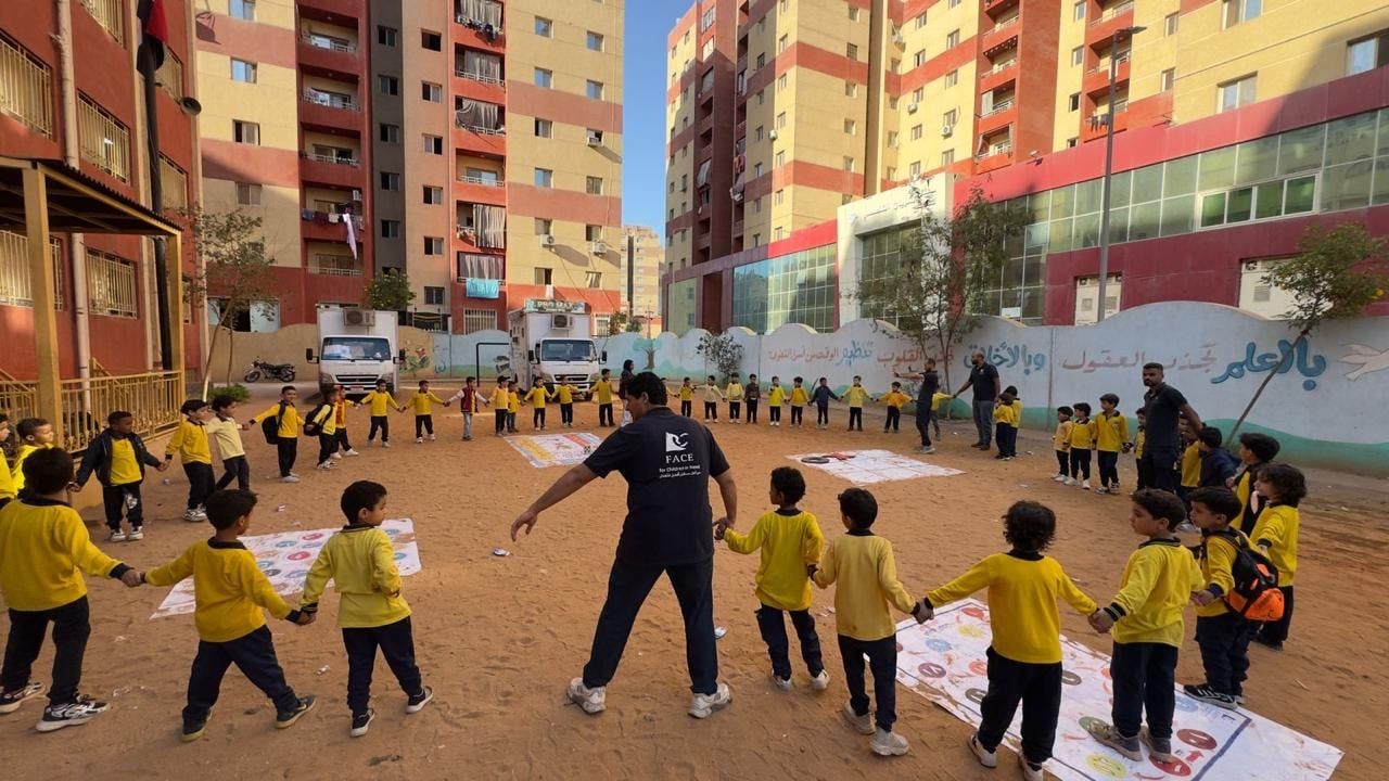 قوافل تنموية شاملة داخل المدارس الابتدائية الحكومية بمشروعات السكن البديل للمناطق المطورة