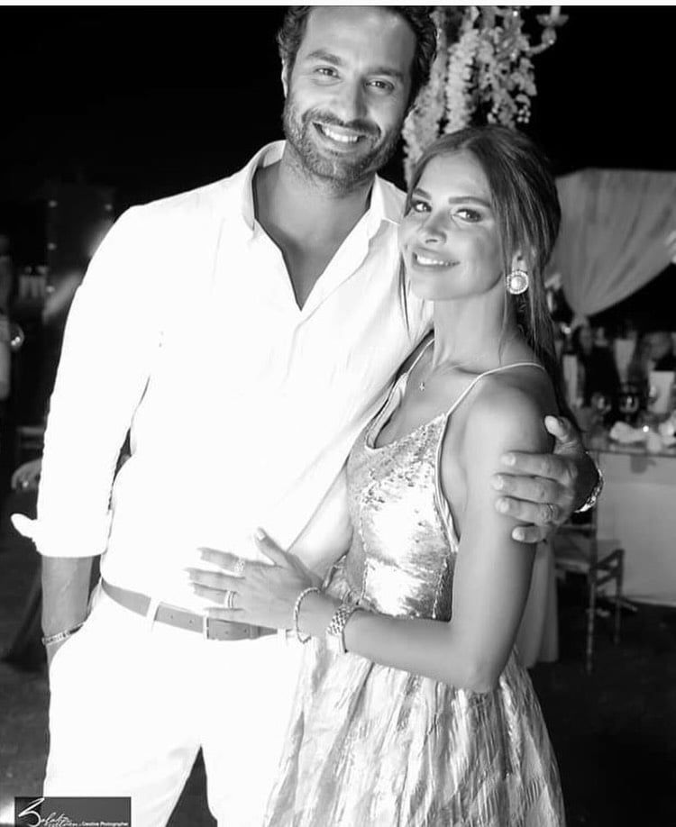 كريم فهمى وزوجته