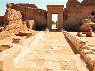 جانب من هيكل معبد قصر الزيان