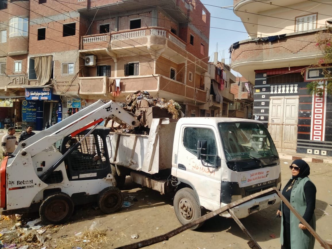 رفع المخلفات بقرى دسوق