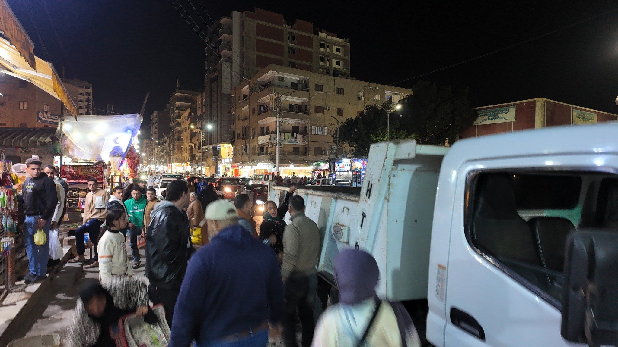 رفع الإشغالات والتعديات ليلا