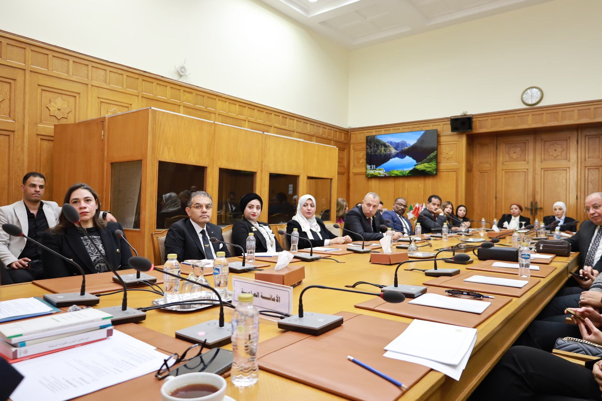 وفدٌ من مستشاري هيئة النيابة الإدارية يزور مقر جامعة الدول العربية (14)