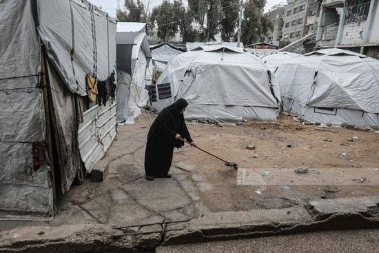 تكدس الخيام