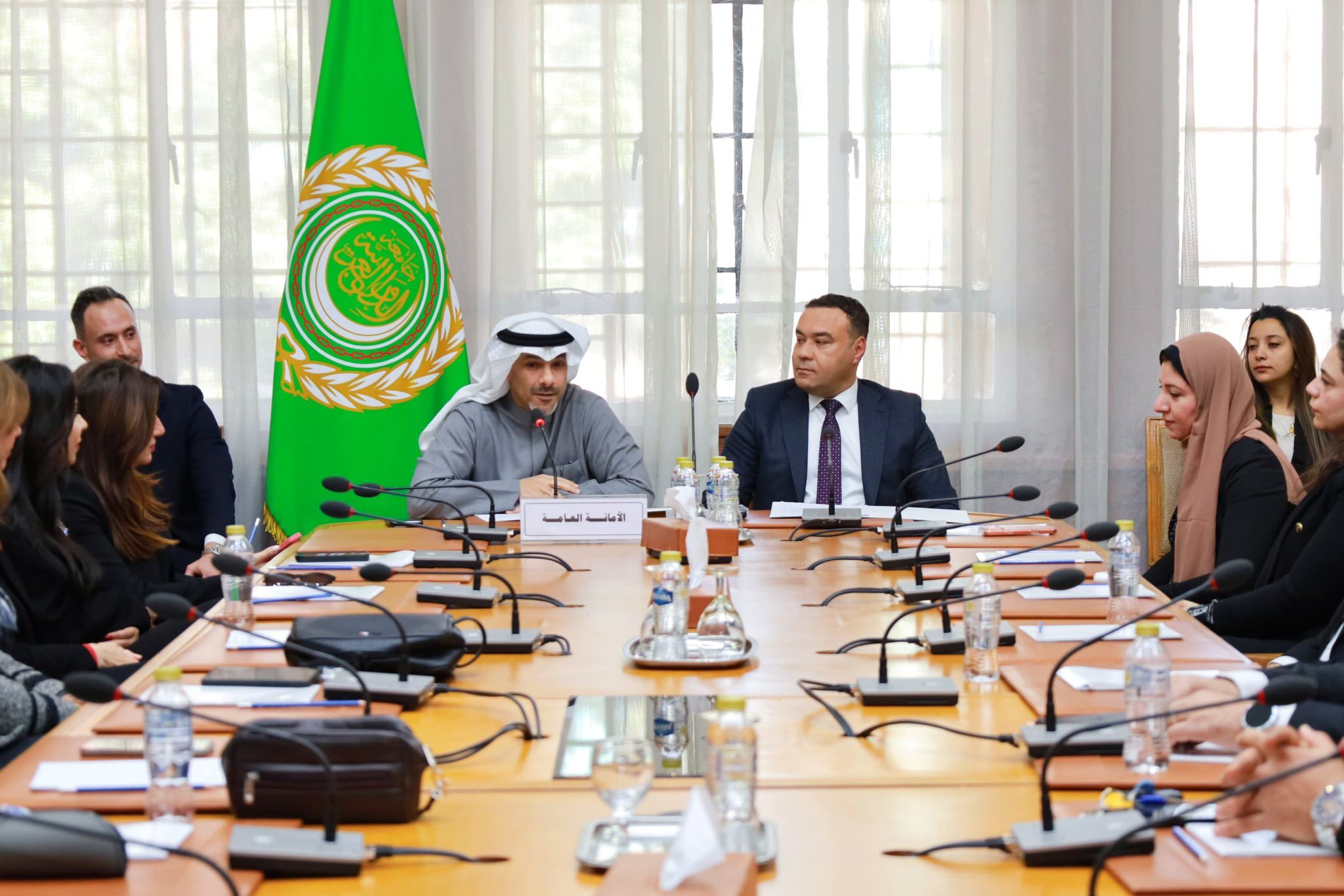 وفدٌ من مستشاري هيئة النيابة الإدارية يزور مقر جامعة الدول العربية (15)