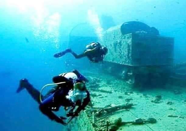 مواقع غوص السفن الغارقة