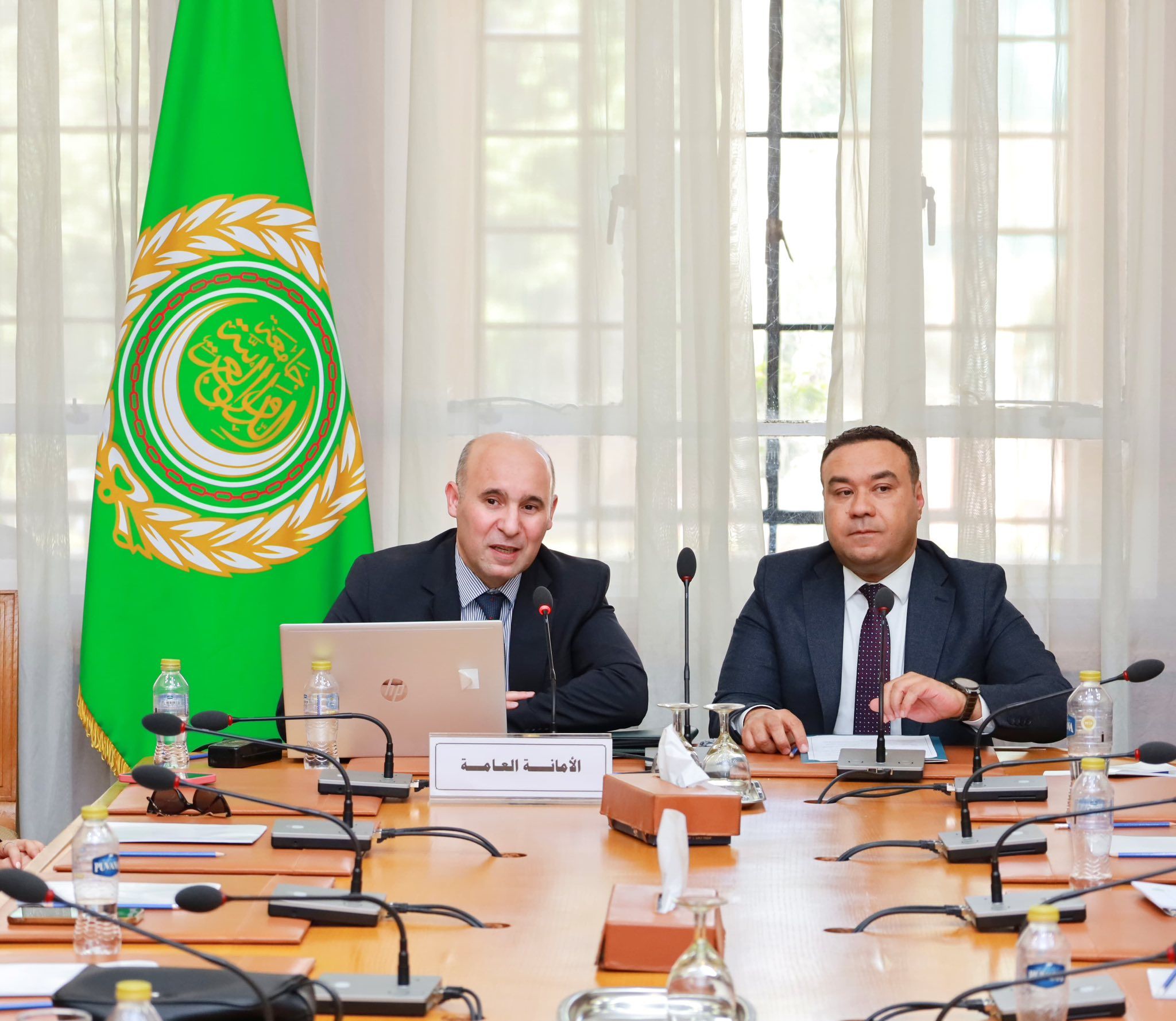 وفدٌ من مستشاري هيئة النيابة الإدارية يزور مقر جامعة الدول العربية (7)