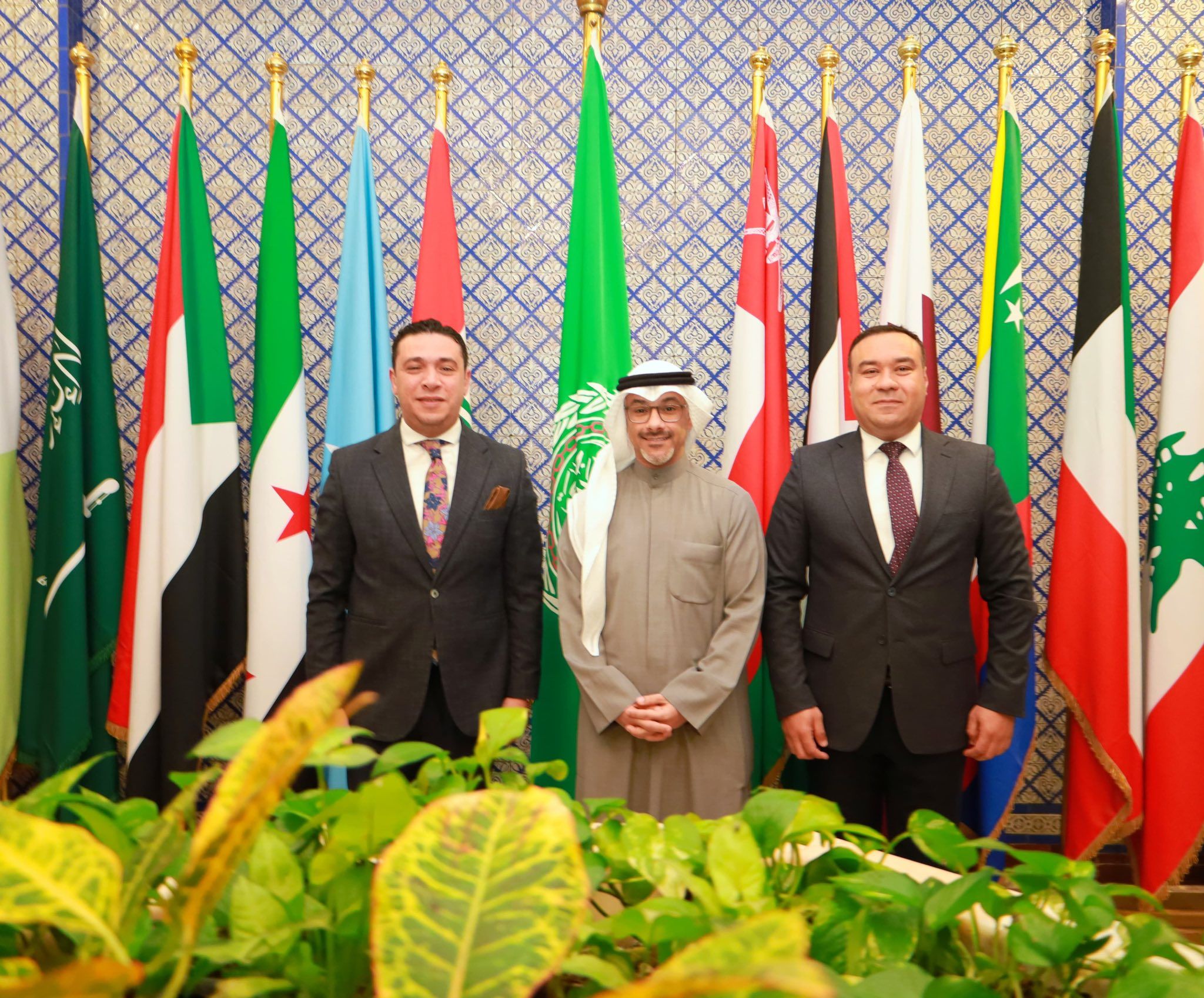 وفدٌ من مستشاري هيئة النيابة الإدارية يزور مقر جامعة الدول العربية (2)