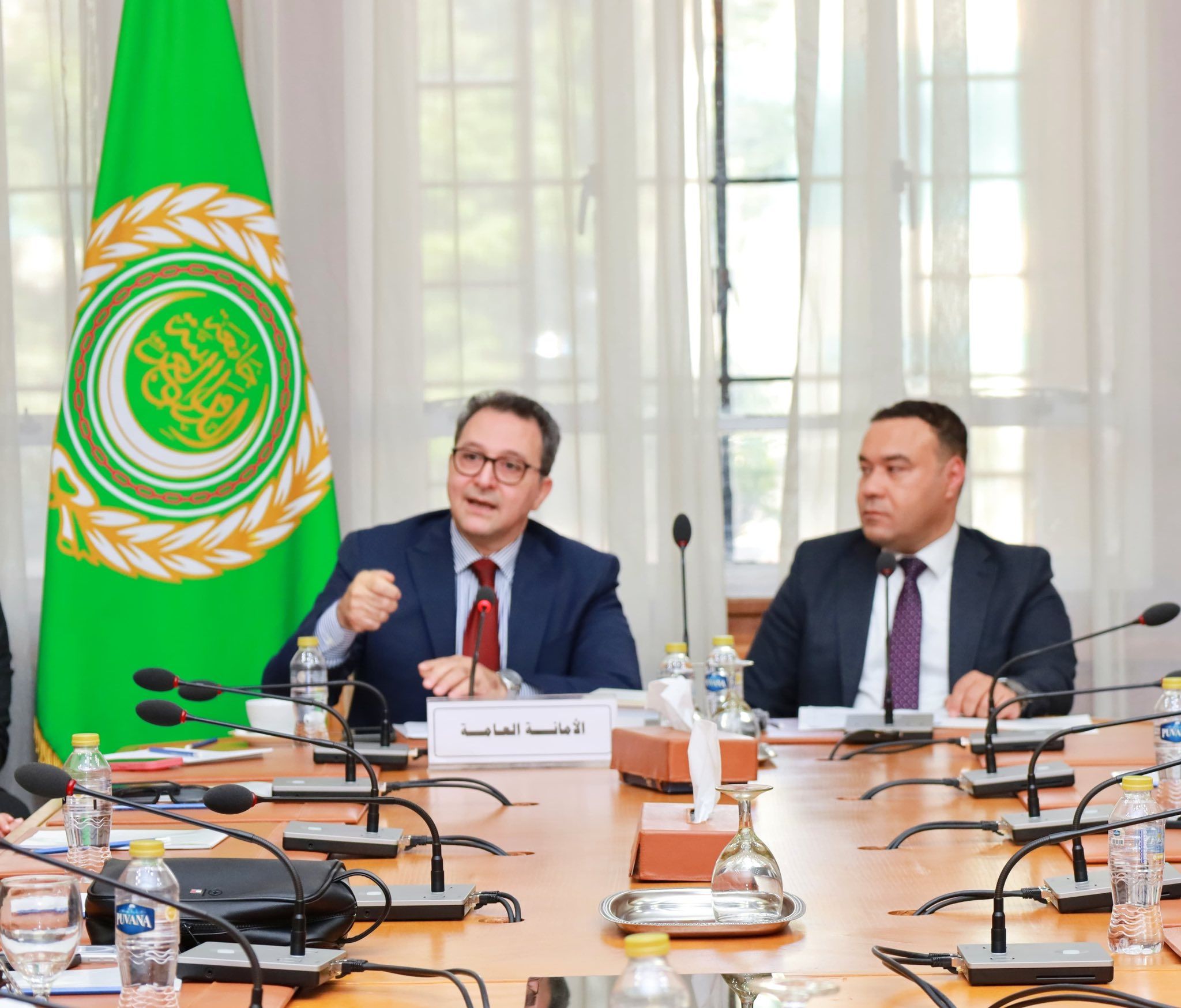 وفدٌ من مستشاري هيئة النيابة الإدارية يزور مقر جامعة الدول العربية (16)