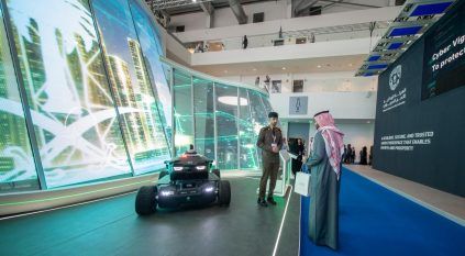 معرض الدفاع العالمي 2026.. مركبة ذاتية القيادة لحماية المنشآت الحيوية 