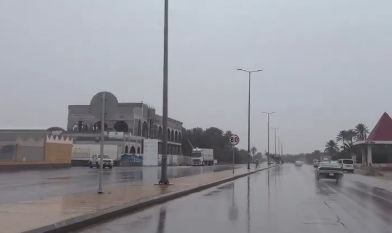 أمطار متوسطة ورياح شديدة على منطقة الباحة