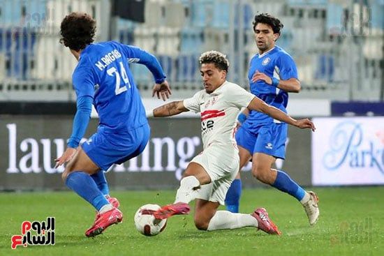 الدورى المصرى مباراة الزمالك وسموحة