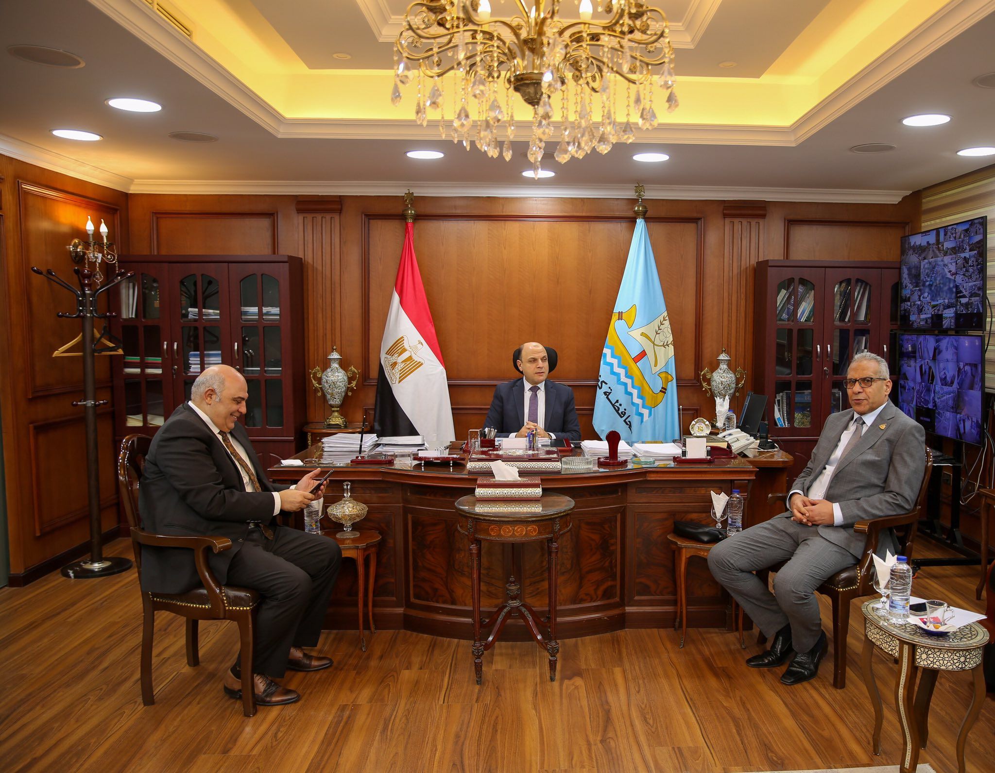 جانب من لقاءعضاء مجلس النواب بمحافظظ كفر الشيخ