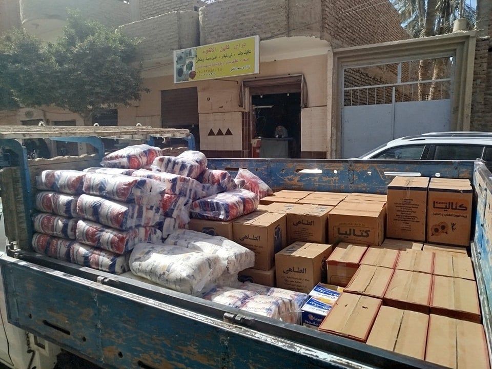 جانب من دعم المعارض بالسلع والمنتجات يومياً حتى شهر رمضان