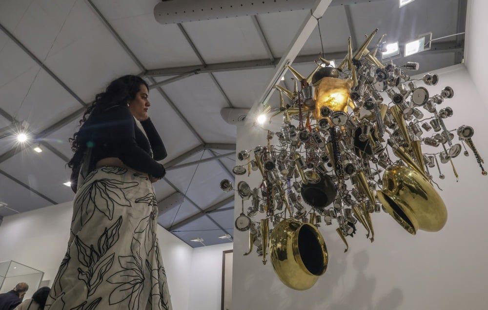 بمشاركة 135 عارضًا عالميا.. فعاليات معرض الهند للفنون (2)