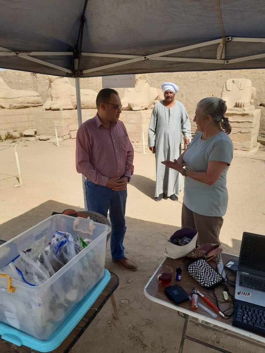 متابعة بعثة جامعتى جونز الأمريكية وليفربول الإنجليزية المشتركة بمعبد موت فى الكرنك متابعة بعثة جامعتى جونز الأمريكية وليفربول الإنجليزية المشتركة بمعبد موت فى الكرنك